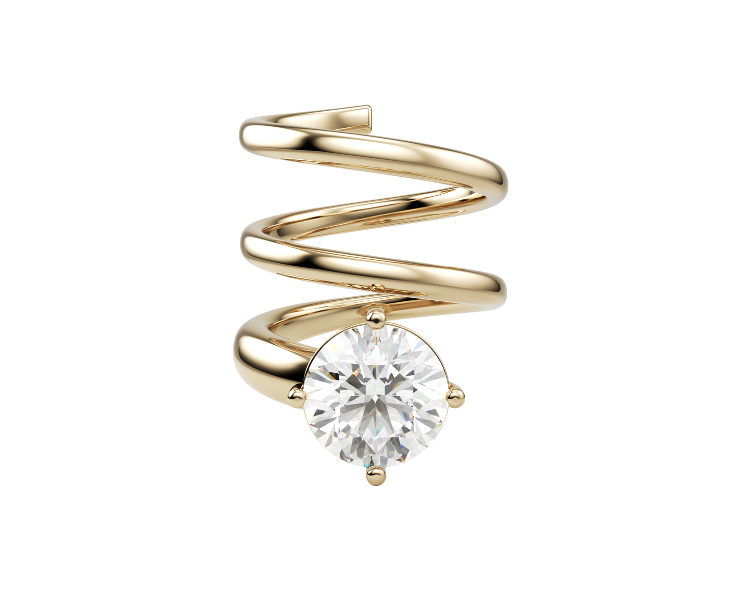TWIST STONE RING
