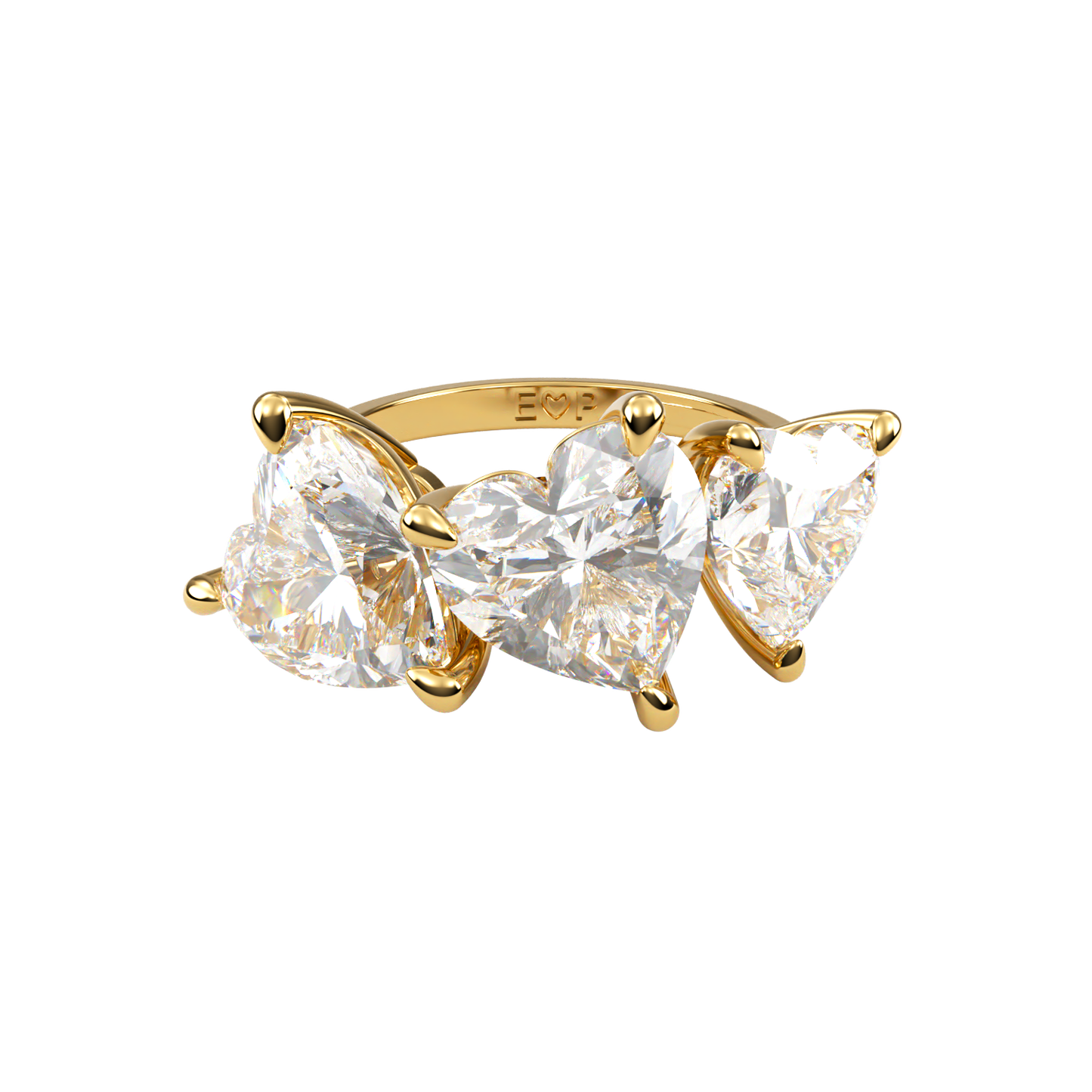 TRIPPLE HEART RING